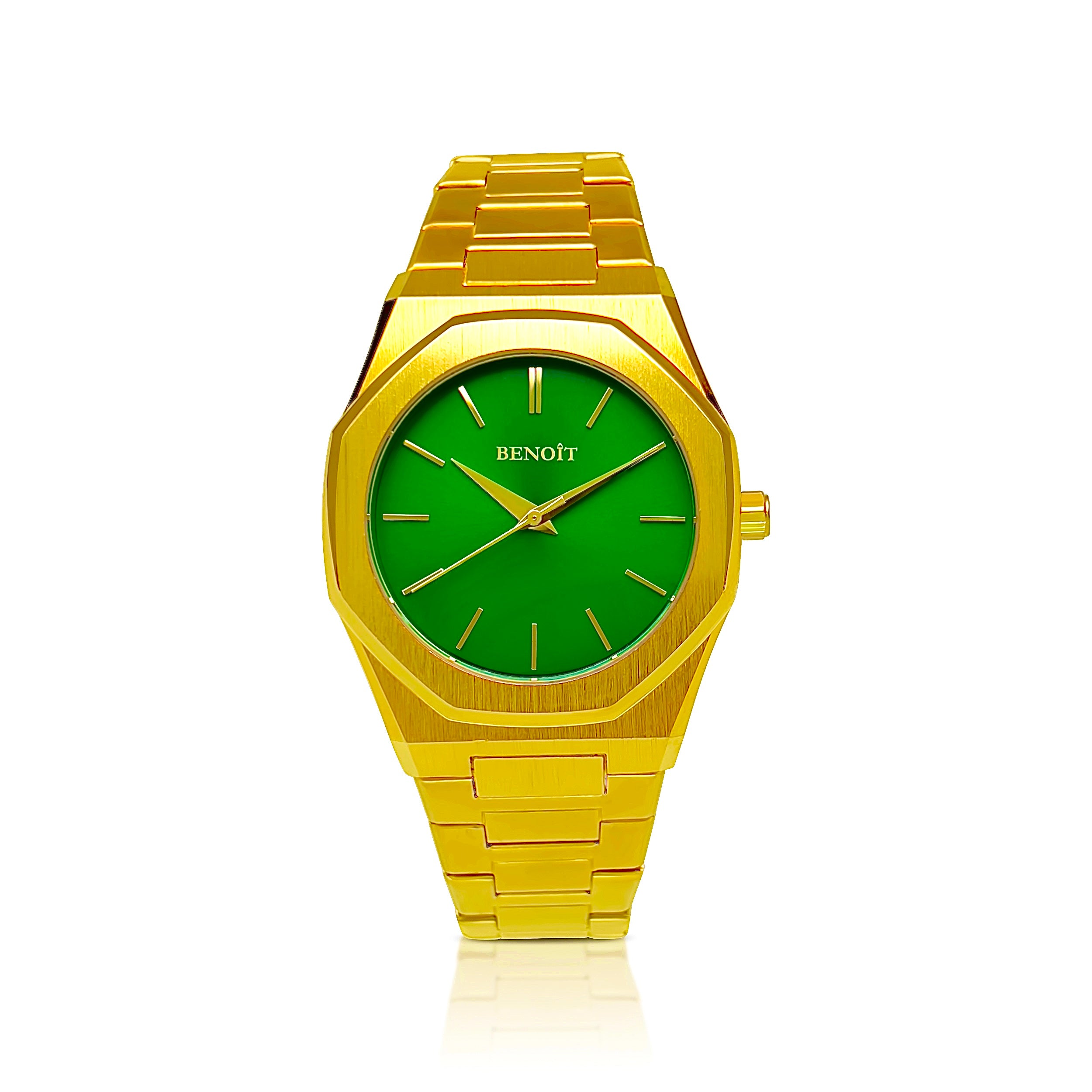 Nixon gold green on sale watch