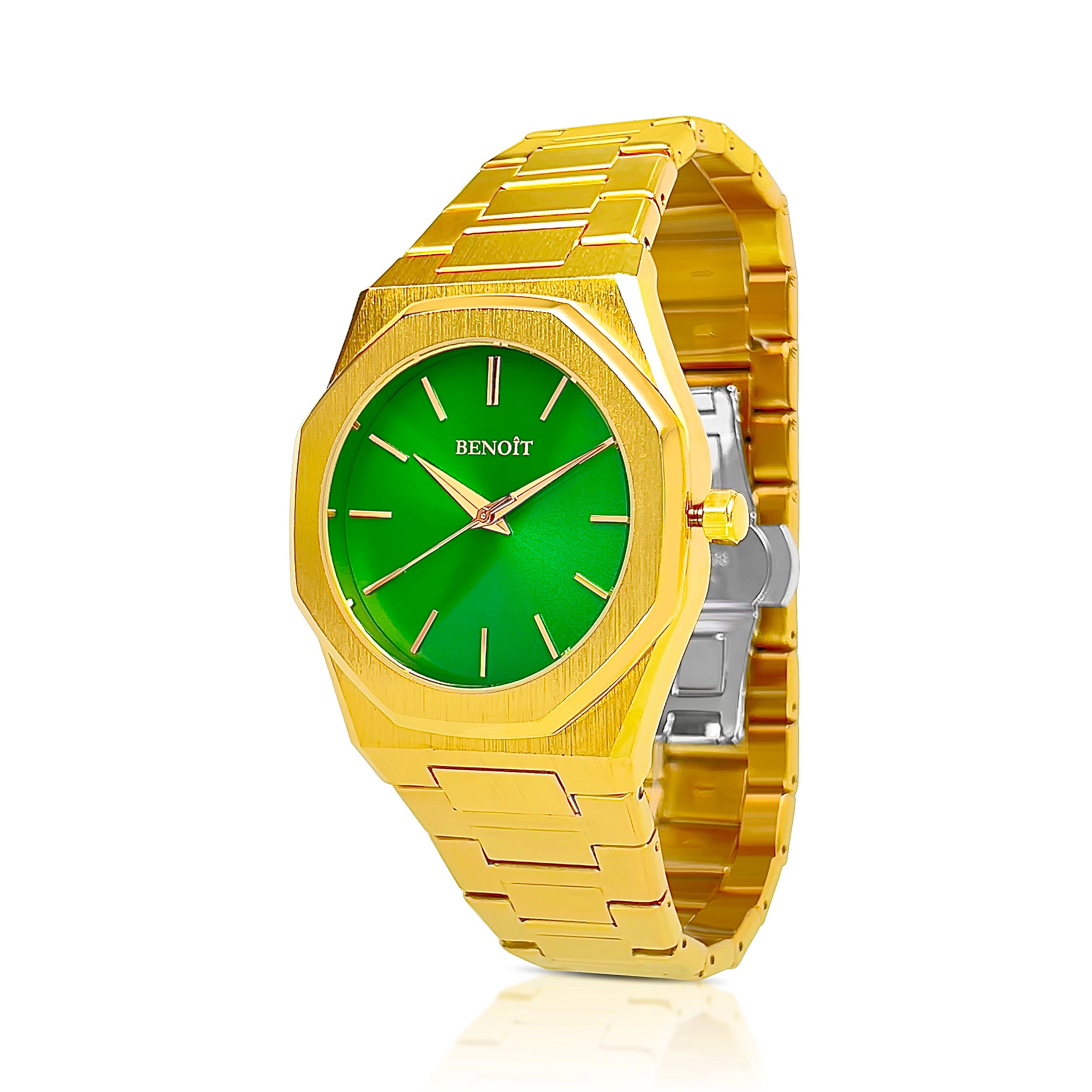 Nixon watch clearance green face